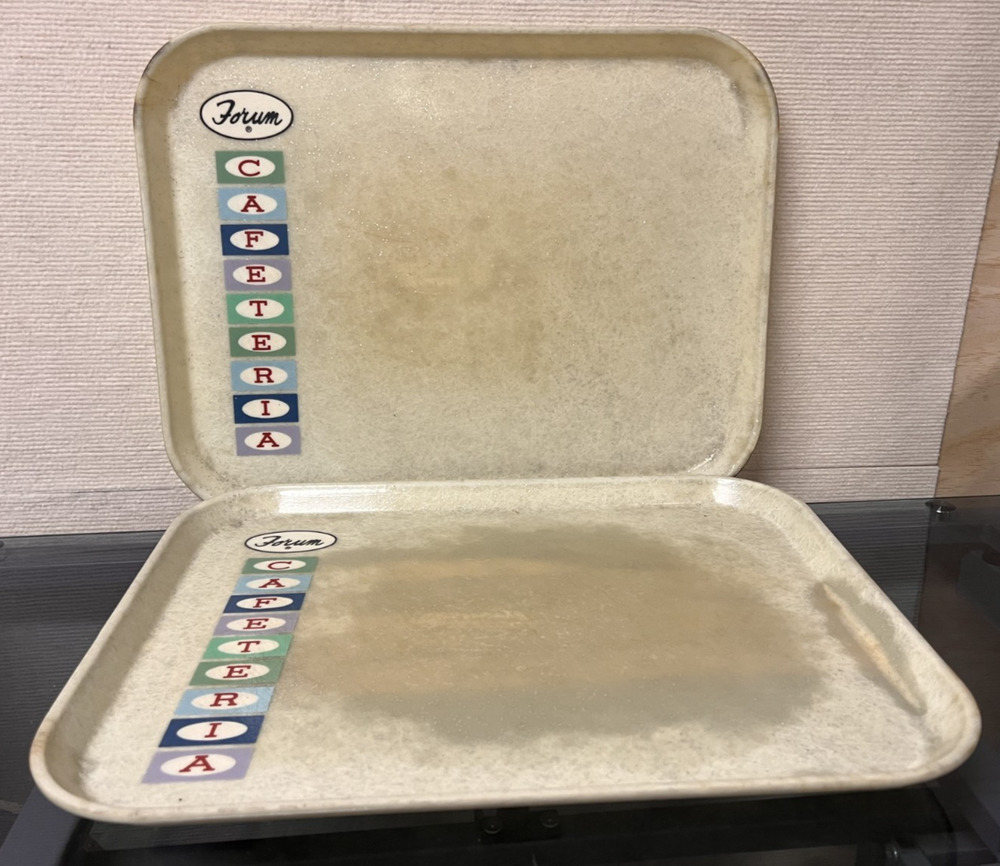 Vtg 1960s / 1970s Camtray Forum Cafeteria MCM Fiberglass Tray by Cambro Mfg Co